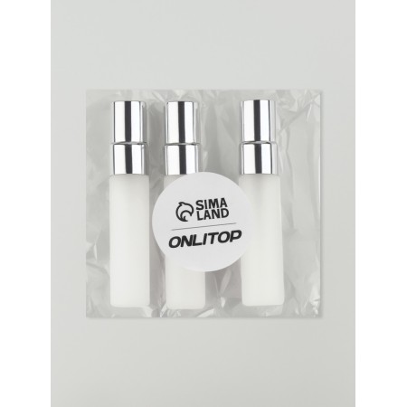Perfume bottle, with a spray, glass, 5 ml, packing - 3 pcs, color gray-4