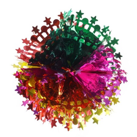 Foil ball "Carved star" 43x23 cm