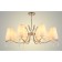 Crystal Lux, Renata 3591/308, E14, 8x60 W, 40x95x95 cm, Golden color