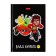 Notebook, A6, 48 sheets, in a cage, "Vlad A4", glossy lamination, an offset block 60g/m2