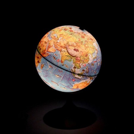 Globus zoogeographic (children's) "Classic", diameter 210 mm, with backlight-1