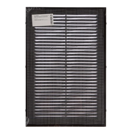 Ventilation grate Zein Lux L200KR, 200 x 300mm, with a grid, ineffective, brown-6