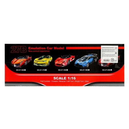 Radio -controlled car "Shiron", 1:16, works from batteries, blue color-8