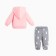 Set: Huds and pants crumb I "Princess", height 80-86 cm, gray/pink color