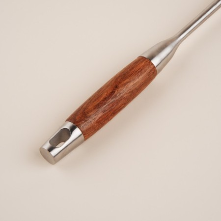 Schumovka made of stainless steel Slhome "Rustik", 39 × 12.5 cm, silver color-2