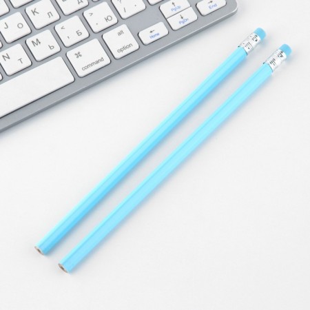 Gift set "I hurry for happiness", pencils 2 pcs, erasers 2 pcs, notebook-7