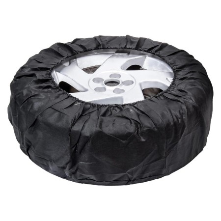 Airline wheels, size R 13-17 inches, without handles, spanbond, black, set 4 pcs-1