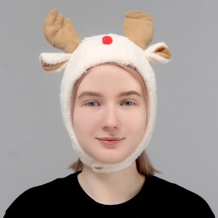 Carnival hat "Deer" with horns