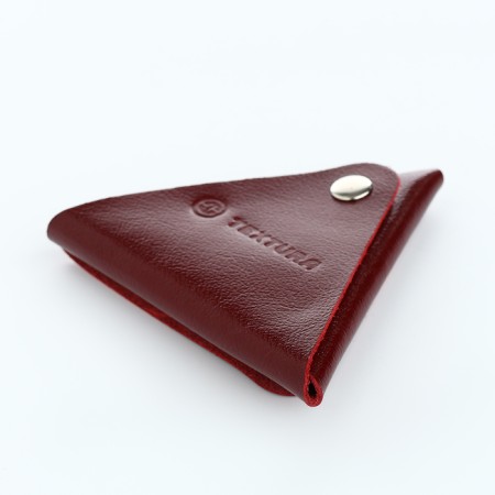 Monetnik on the button, Textura, burgundy color-3