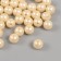 A set of beads "Pearls" d 12 mm, 250 gr, bright beige