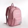 School backpack from textiles 2 of the lightning department, 3 pockets, pink color