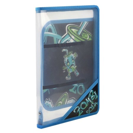 Labor folder A4, 328 x 228 x 25 mm, lightning around, folding bar, plastic, phoenix "zombie bank"-1