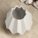 Kashpo - Vase "Triangles" 13x13x14cm, white