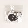 Key keychain "Raccoon", 10.2 x 4.8 cm