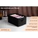 Organizer for storing linen "Smart", 6 departments, 44 × 29 × 22 cm, black color