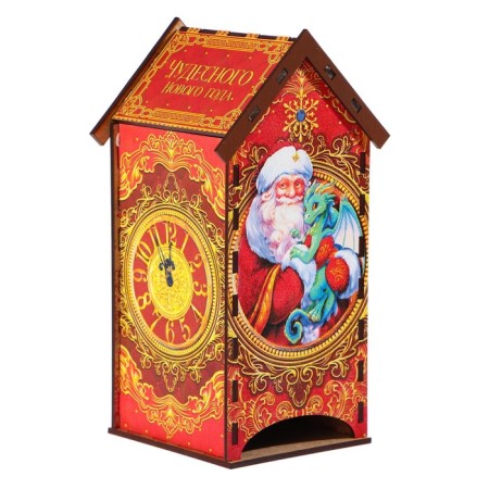 Tea house "Santa Claus" 19.2 x 8.6 cm.-3