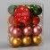 Set of balls plastic D-2.5 cm, 24 pcs "Bright Assorted" mix