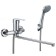 Eleanti bath mixer with metal. hose, chrome. watering can and bracket