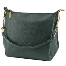 Women's bag B2787-04110, dark green color, artificial leather, 19x10x23 cm