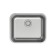 Curler IDDIS MATE, 533x433 mm, color, stainless steel