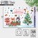 Window sticker "Magic near", 50 x 70 cm, New Year