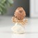 Souvenir Polystone "Angel with a Flower" MIX 2x2.5x4 cm