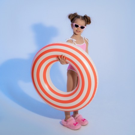 Swimming circle 80 cm, white/orange color-5