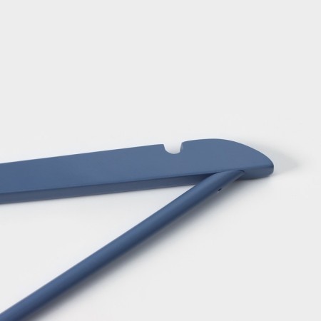 Shoulders - Wooden hangers Ladoom Brillant, 44.5 × 23 × 1.2 cm, 3 pcs, Blue Blue-3