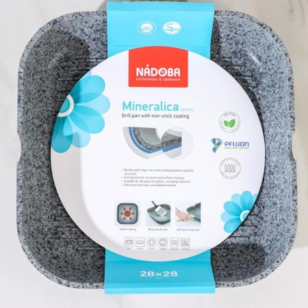 Nadoba Mineralica Grill pan, anti-stick coating, 28x28 cm-5