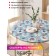 The tablecloth “New Year's balls”, round, oxford, elastic band, size 140x140 cm, diameter 105-120 cm
