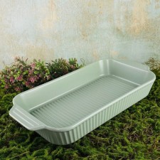 Блюдо для запекания Lenardi, прямоугольное, фарфор, длина 35.5 см