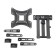 REXANT CRC for TV, up to 25 kg, 17 "- 55", wall, turn and slope, 2 knees