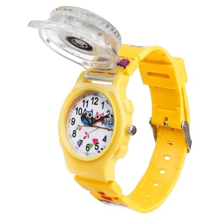 Watch is a wristwide, "Birds", D-3.5 cm, silicone strap L-21.5 cm-2