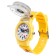 Watch is a wristwide, "Birds", D-3.5 cm, silicone strap L-21.5 cm