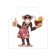 Apron of a kitchen with a photo print “The ability to relax”, adjustable, size OS