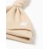 Children's cap with Minaku "Nature" node, beige color, size 40