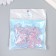 Busina Plastic for creativity "Crown" transparent pink 1.5x2.9x2.5 cm