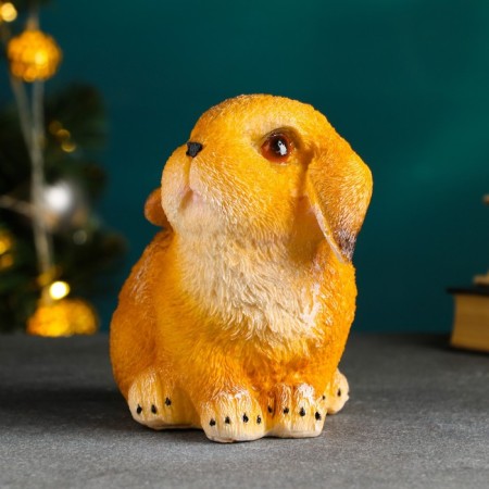 Piggy bank "Rabbit" Red, 15x15x11cm-3