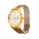 Men's watch "Eddie", D-4 cm, strap length 28 cm, gold