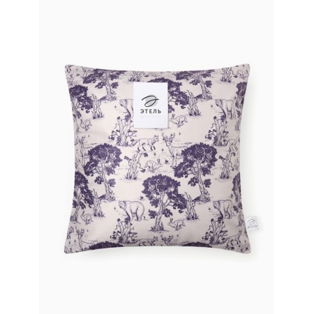 A set of decorative pillowcases Ethel "Nature", 4 pcs, 40*40 cm, velor-9