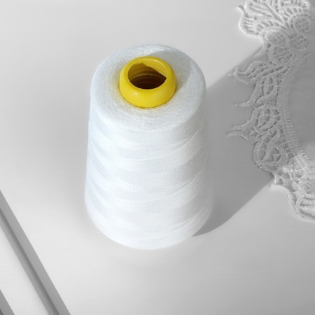 Threads 20/2, 5000 yard, white color-2
