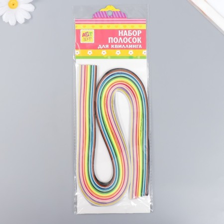 Strips for Quilling "Color" (NR 240 strips) Width 0.3 cm length 54 cm 26x11x0.5 cm-4