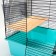 Cage for chinchilla "Pijon" No. 19, collapsible, 58 x 40 x 49, turquoise