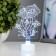 Light "Mushrooms" LED RGB 6 colors from batteries LR1130, 3pc 7x11 cm Risalux