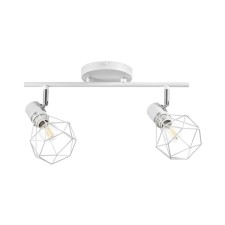 Louisiana lamp 2x60W E14 white/chrome