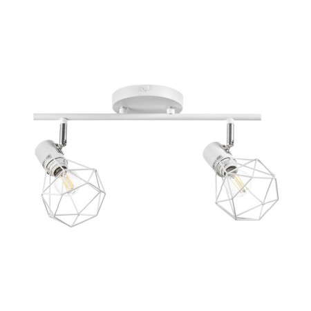 Louisiana lamp 2x60W E14 white/chrome