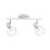 Louisiana lamp 2x60W E14 white/chrome