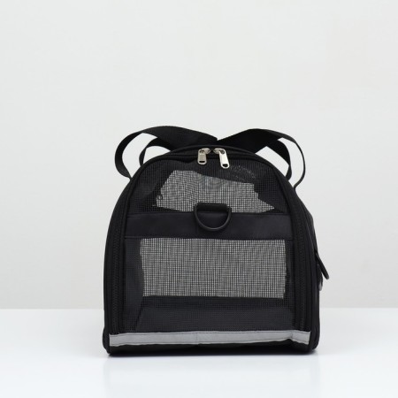 Mesh-rifle bag, 48 x 26 x 31 cm, black-5