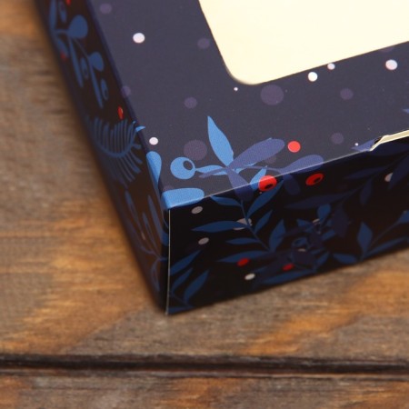 Folding box "Deer", 20 x 12 x 4 cm with a window-2