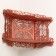 Iconostasis No. 14, color red tree, 42x22x52 cm